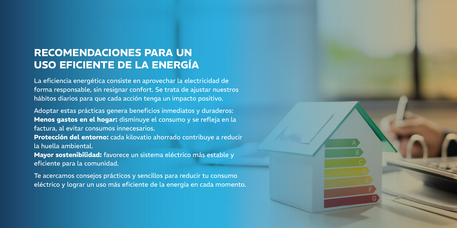 Consejos de eficiencia energética